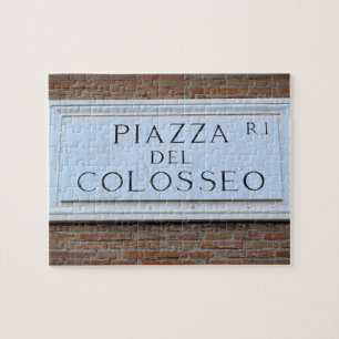 Puzzle Piazza del Colosseo - Roma Coliseo 8x10 - 110 pc