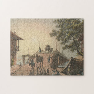 Puzzle Piccolo Ponte, pequeño puente en la aldea islámica