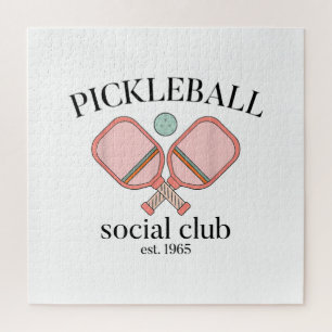Puzzle Pickle Ball Social Club EST 1965 Hombres Mujeres