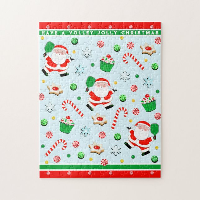 Puzzle Pickleball Navidad (Vertical)