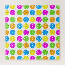 Puzzle Pickleball Polkadots