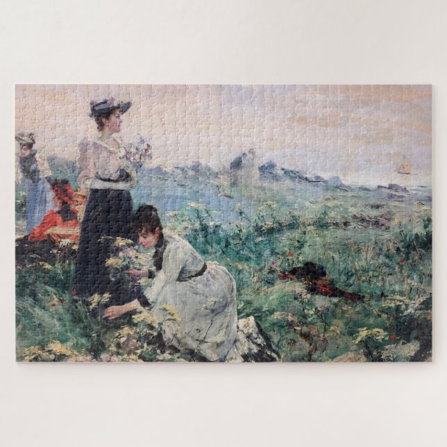 Puzzle Picnic en Normandía de Juan Luna 1000 piezas (Horizontal)