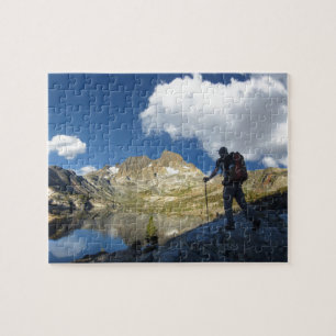 Puzzle Pico de banner y Lago Island 1000 - Camino John Mu
