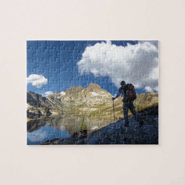 Puzzle Pico de banner y Lago Island 1000 - Camino John Mu (Horizontal)