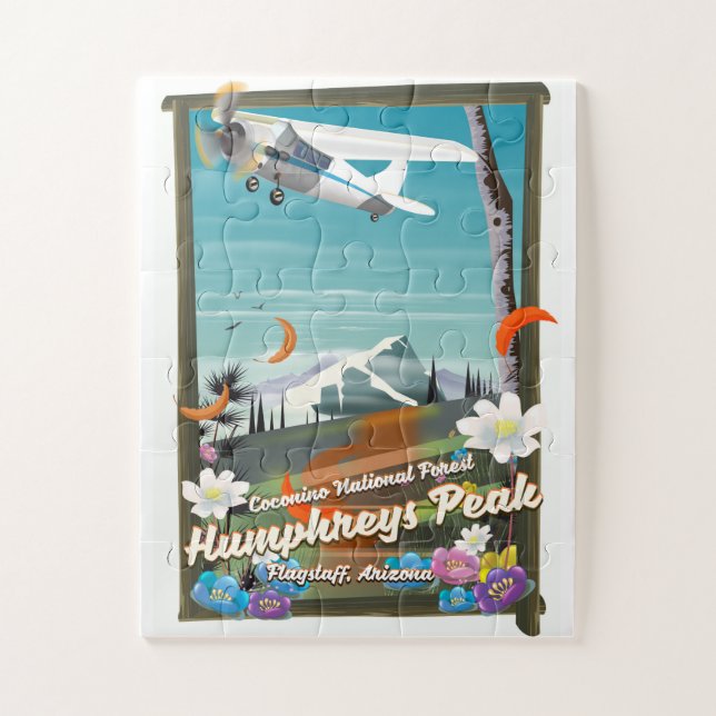 Puzzle Pico de Humphreys, pico de Humphreys, flagstaff, A (Vertical)