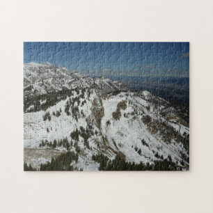 Puzzle Picos nevados de las montañas del Gran Tetón en fo
