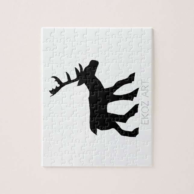 Puzzle Pictish Stag Cutout (Vertical)