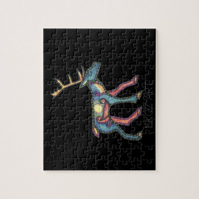 Puzzle Pictish Stag Sun (Vertical)