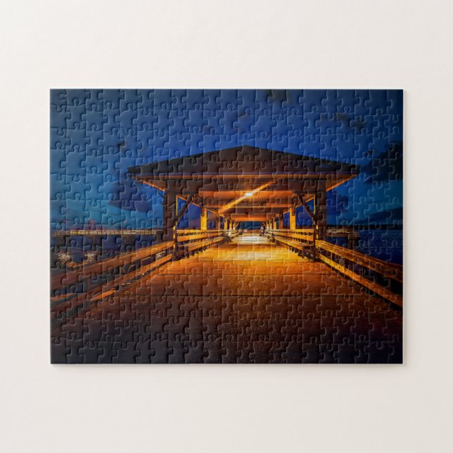 Puzzle Pie de pesca de St Simons (Horizontal)