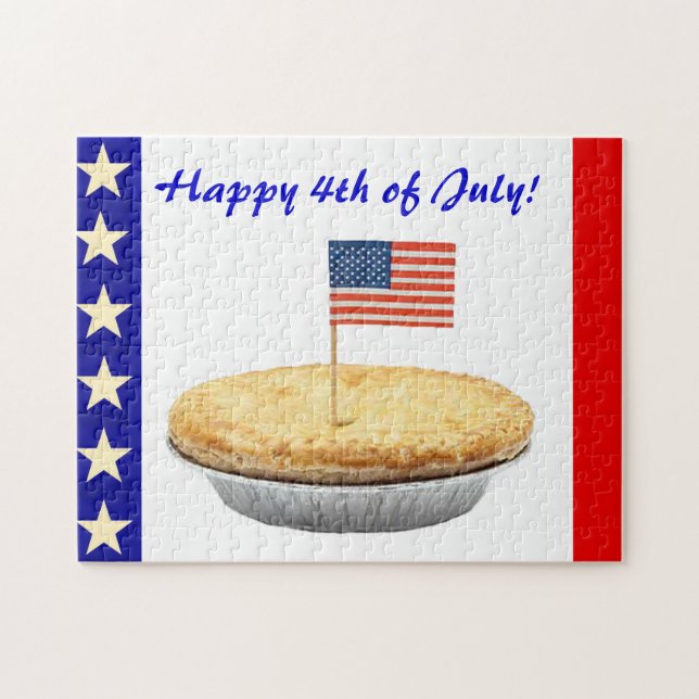Puzzle Pie estadounidense (Horizontal)