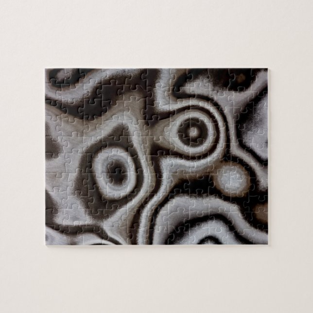 Puzzle Piedra de jaspe en blanco y negro (Horizontal)