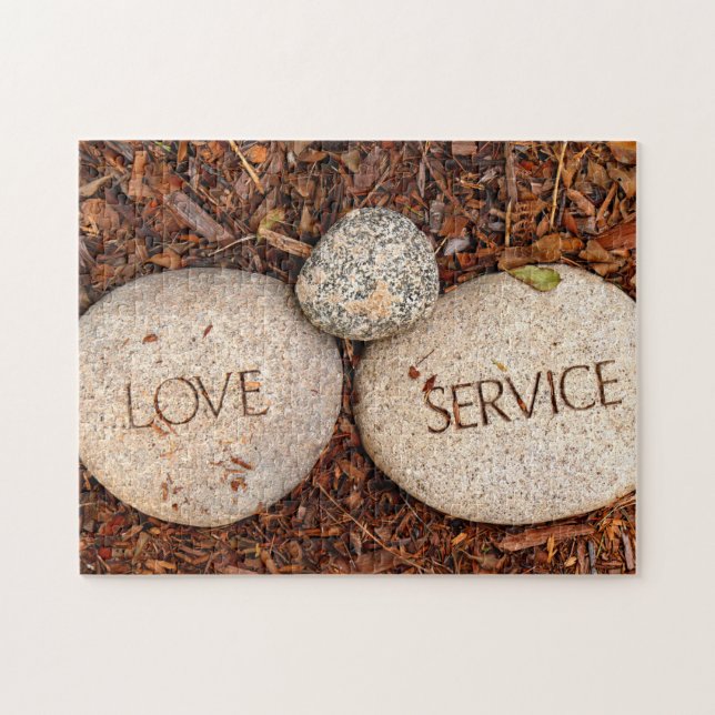 Puzzle Piedra religiosa espiritual (Horizontal)