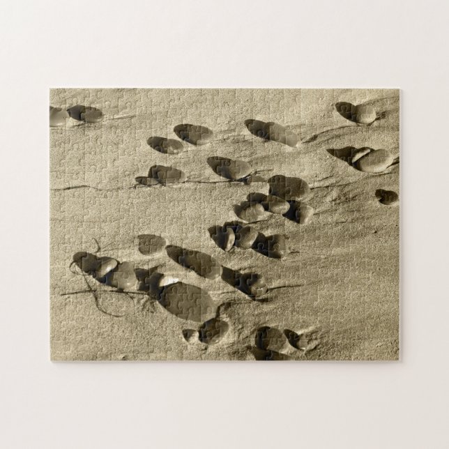 Puzzle Piedras en arena (Horizontal)