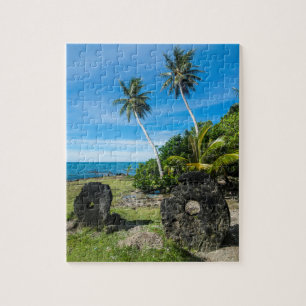 Puzzle Piedras Rai En La Isla Yap