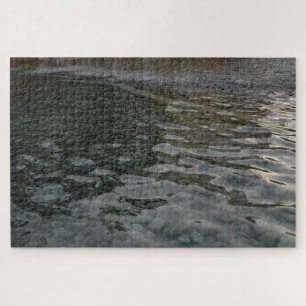 Puzzle Piedras suaves en una serie de aguas rizadas, foto