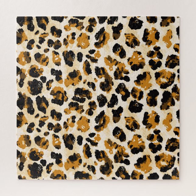 Puzzle Piel de leopardo acuático, gradiente de tintes. (Vertical)
