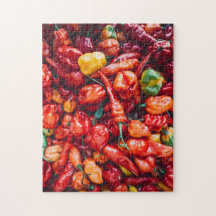 Piel de pimientos de chile rojo