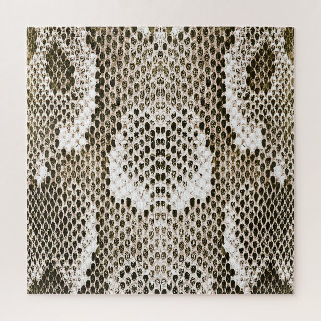 Puzzle Piel de Python: Diseño de Patrón Animal (Vertical)