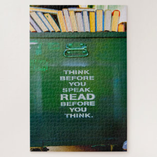 Puzzle Piensa Antes De Hablar Palabras Sabias