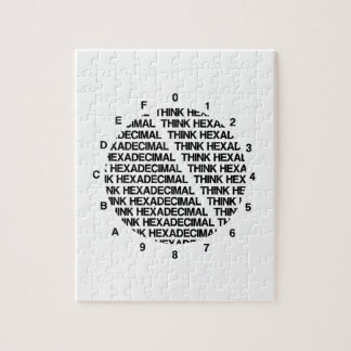 Puzzle Piensa en Hexadecimal (Humor Geek de la Plantilla