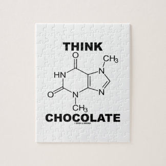 Puzzle Piense el chocolate (la química de la molécula de