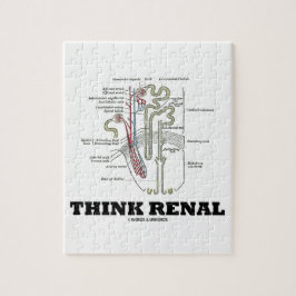 Puzzle Piense renal (el ilustracion de la anatomía de
