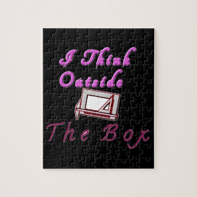 Puzzle Pienso fuera de la caja: Diseño creativo (Vertical)