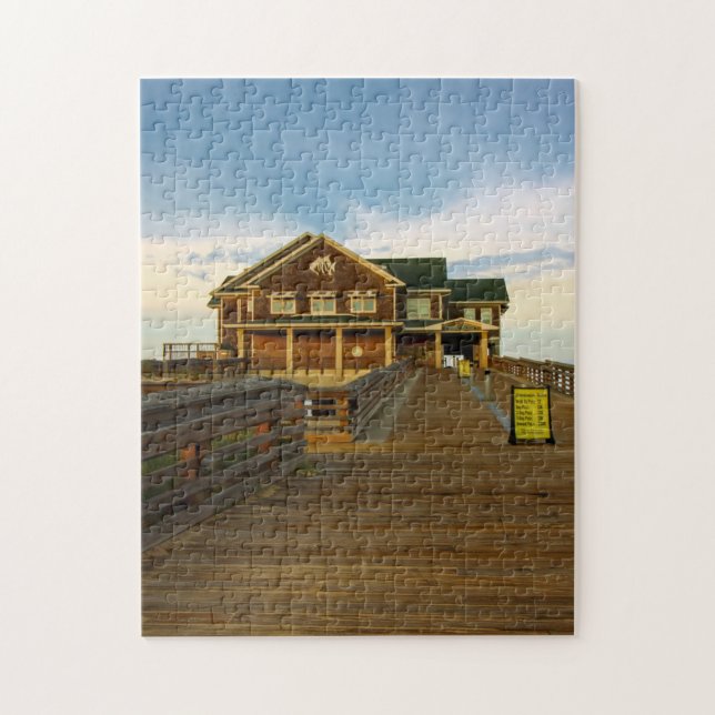 Puzzle Pier de Jeanette, cabeza de Nags, NC (Vertical)