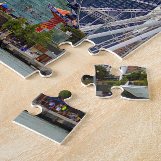 Puzzle Pier y Hancock de la Marina Skyline de Chicago