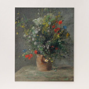 Puzzle Pierre-Auguste Renoir - Flores en un jarrón 1866