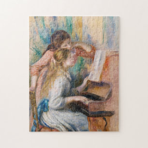 Puzzle Pierre Auguste Renoir - Jóvenes niñas en el piano