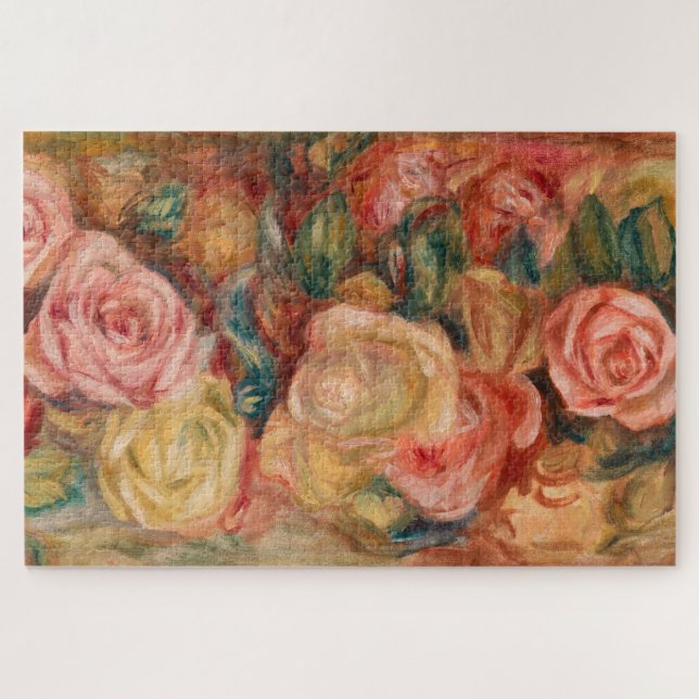 Puzzle Pierre-Auguste Renoir - Rosas (Horizontal)