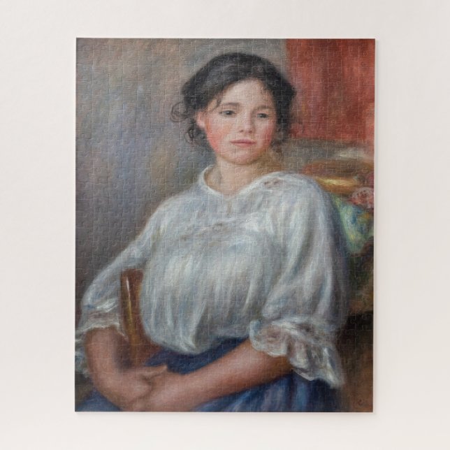 Puzzle Pierre-Auguste Renoir - Sentada joven (Vertical)
