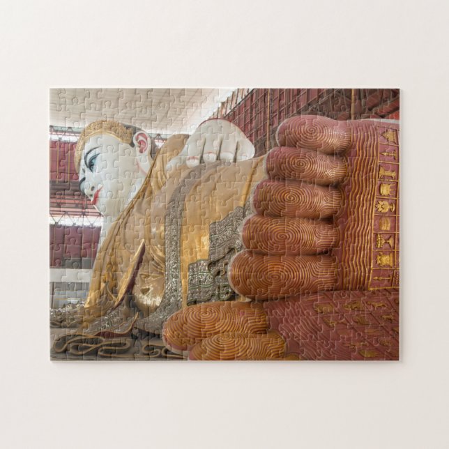 Puzzle Pies de estatua de Buda (Horizontal)