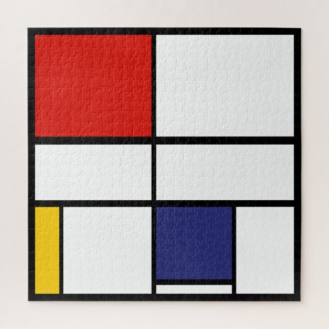 Puzzle Piet Mondrian, Gran Composición C (Vertical)