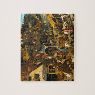 Puzzle Pieter Bruegel el Viejo - Los proverbios holandese