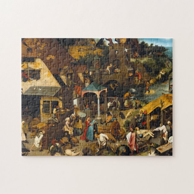 Puzzle Pieter Bruegel Famoso Visual Arts prueba Países Ba (Horizontal)