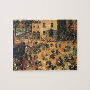 Puzzle Pieter Bruegel los juegos de los más viejos niño
