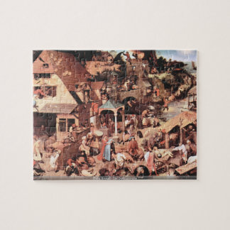 Puzzle Pieter Bruegel - los proverbios holandeses