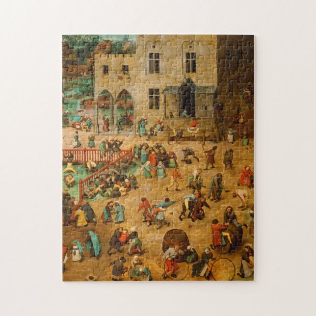 Puzzle Pieter Bruegel The Elder - Juegos infantiles (1560 (Vertical)