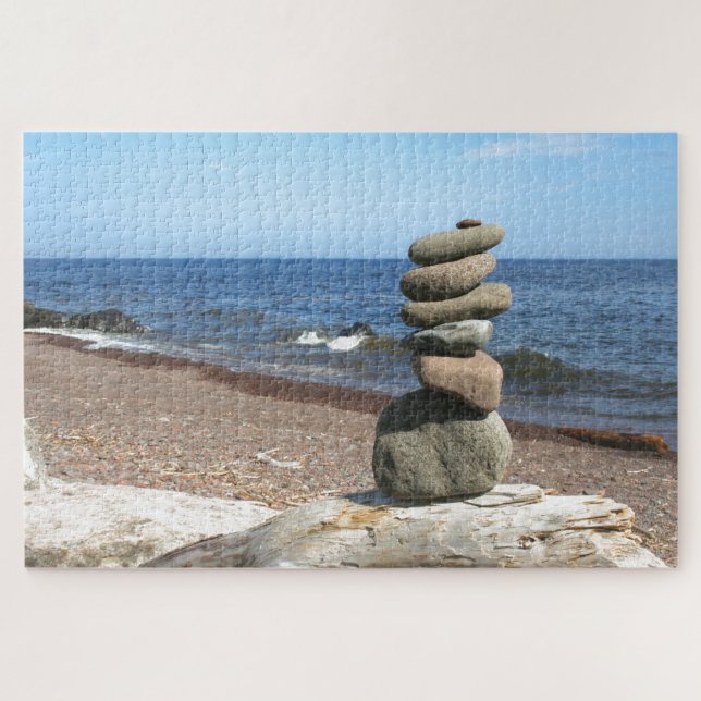 Puzzle Piezas de Meditación de Cairn de 1000 piezas (Horizontal)