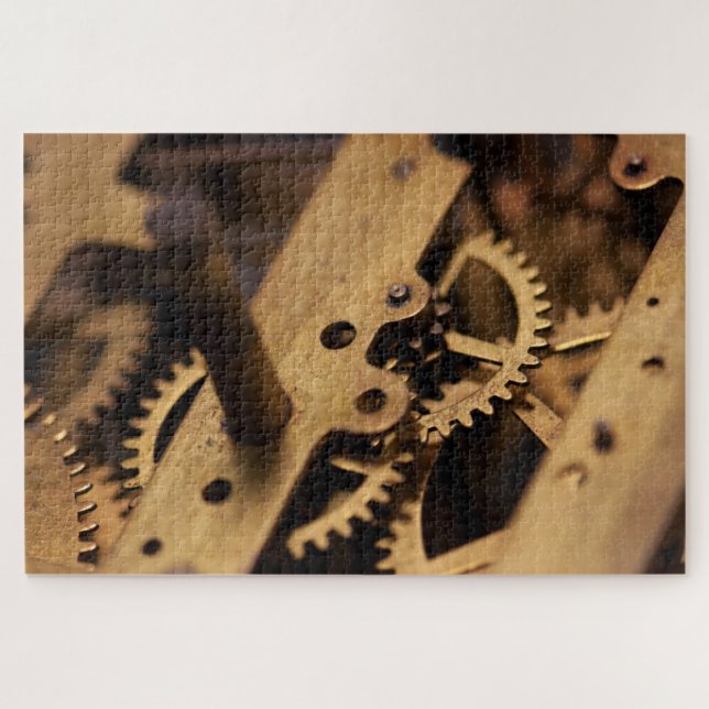 Puzzle Piezas Internas de Reloj Antiguo (Horizontal)