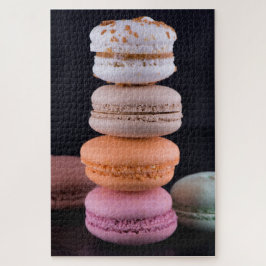 Puzzle Pila colorida de Macarons Franceses