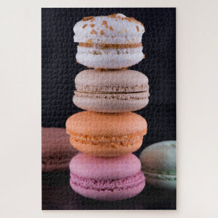 Puzzle Pila colorida de Macarons Franceses
