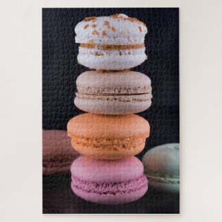 Puzzle Pila colorida de Macarons Franceses