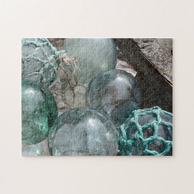 Puzzle Pila De Boyas De Pesca De Vidrio (Horizontal)