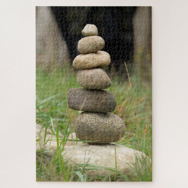 Puzzle Pila De Rocas Equilibradas (Vertical)