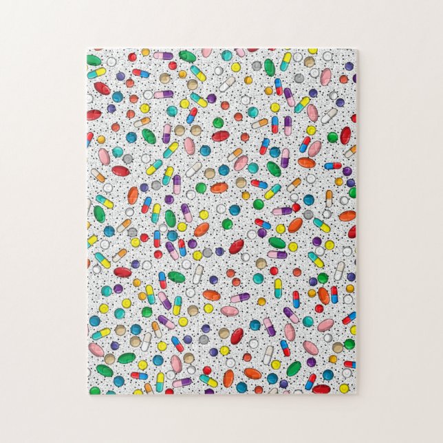 Puzzle Píldora Médica de farmacia para enfermeras de medi (Vertical)