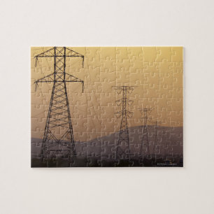 Puzzle Pilones de la electricidad