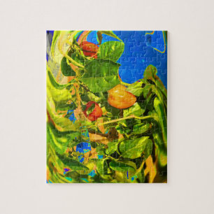 Puzzle Pimientas del habanero en la foto Trippy de la